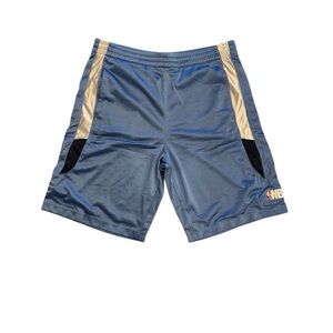 NBA Elevation Men's Athletic Shorts in Blue White Black Mesh Size M